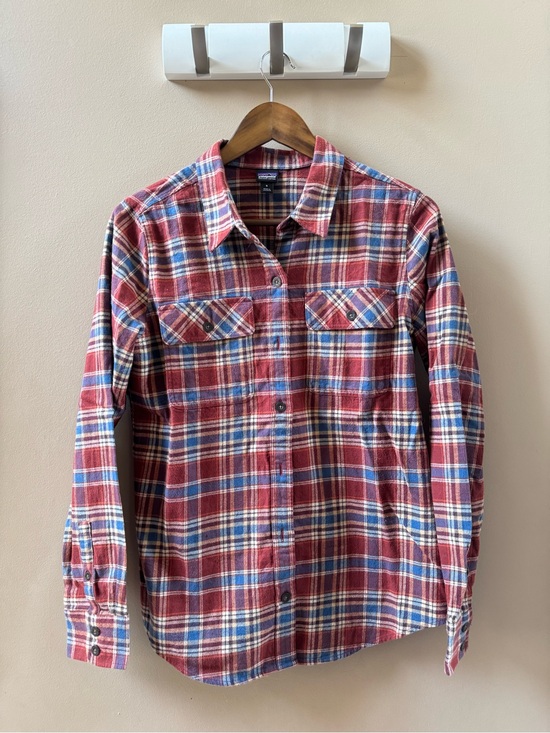 Patagonia Other - Patagonia Red and Blue Plaid Button-Up Shirt